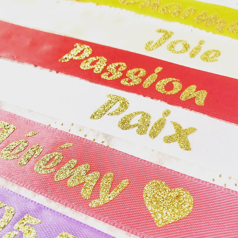 Rubans de cérémonie mariage laïque