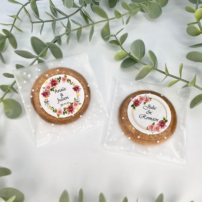 Pochon plastique personnalisé pour biscuit