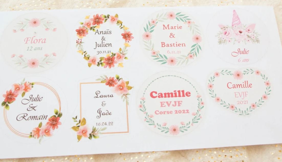 Stickers personnalisés autocollants