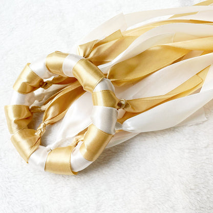 Ronde de rubans "Boucle d'or" Bouquet de Mariée