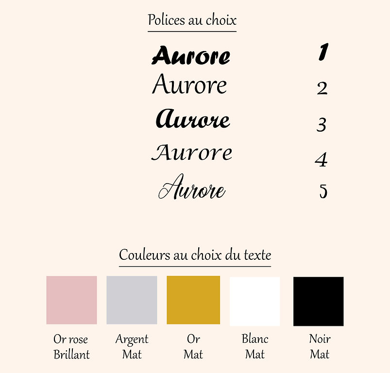 Marque place acrylique