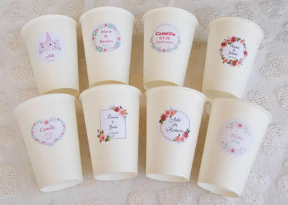 Gobelets Personnalisés en carton x10
