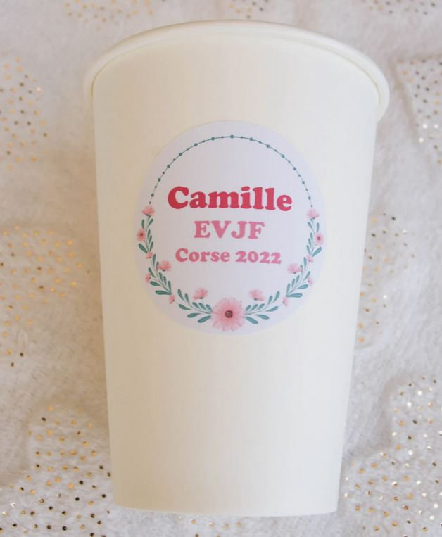 Gobelets Personnalisés en carton x10