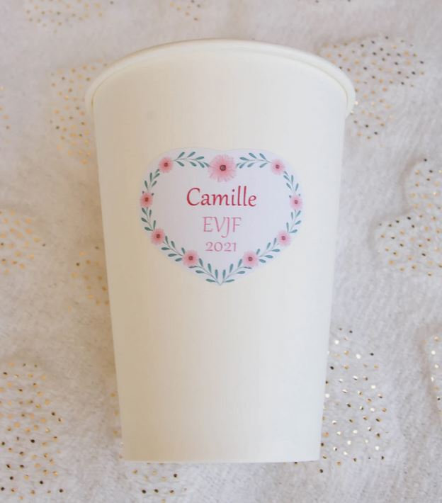 Gobelets Personnalisés en carton x10