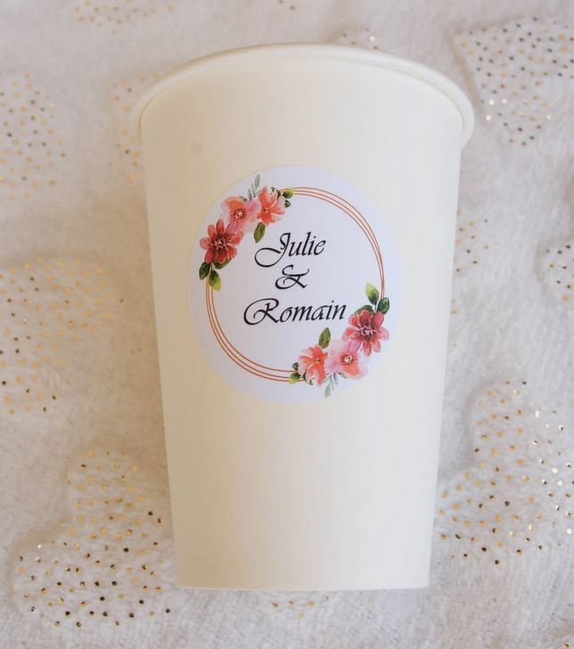 Gobelets Personnalisés en carton x10